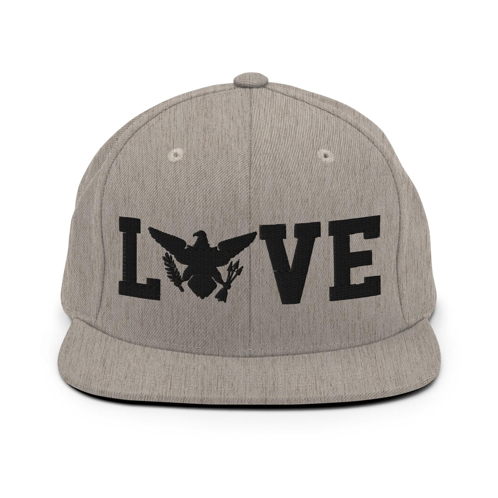 Love black Snapback Hat | Phade Fashion Virgin Islands
