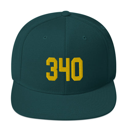 Gold 340 Snapback Hat | Phade Fashion Virgin Islands