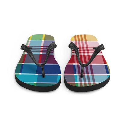 Unisex Madras Flip Flops | Phade Fashion Virgin Islands