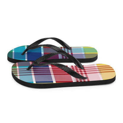 Unisex Madras Flip Flops | Phade Fashion Virgin Islands