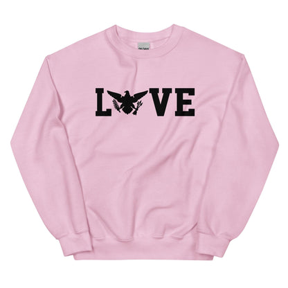 Love Black Print Sweatshirt | Phade Fashion Virgin Islands