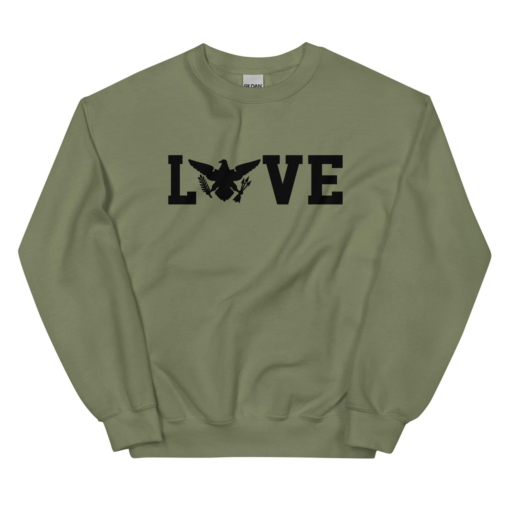 Love Black Print Sweatshirt | Phade Fashion Virgin Islands