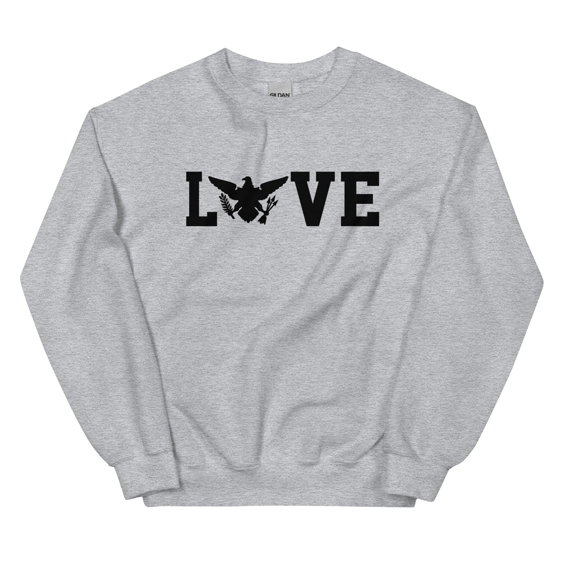 Love Black Print Sweatshirt | Phade Fashion Virgin Islands