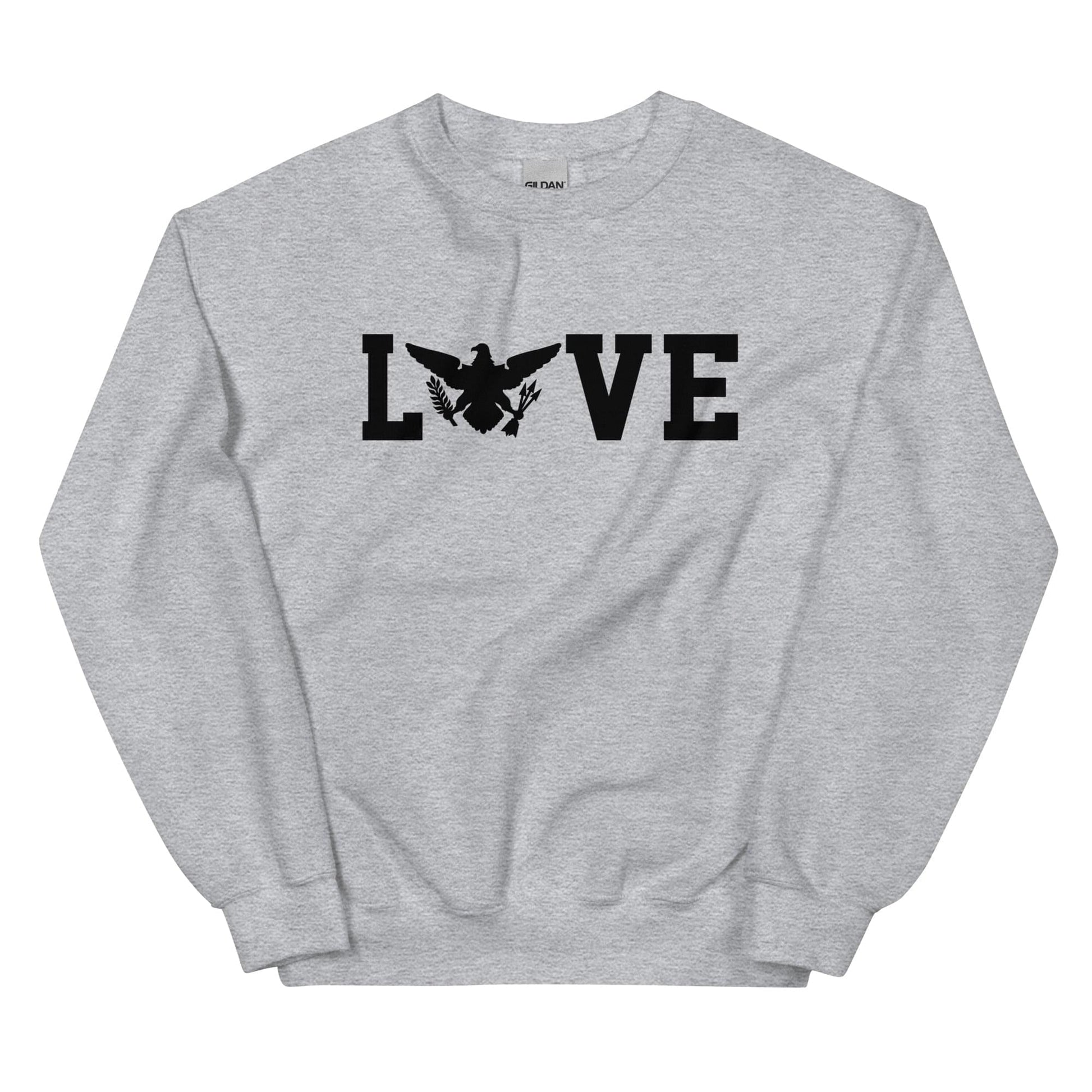 Love Black Print Sweatshirt | Phade Fashion Virgin Islands
