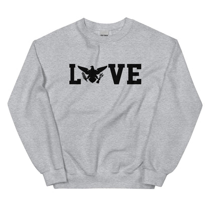 Love Black Print Sweatshirt | Phade Fashion Virgin Islands