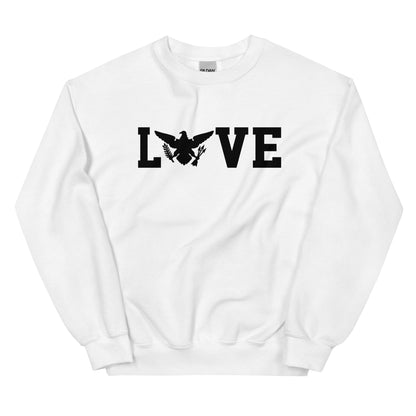Love Black Print Sweatshirt | Phade Fashion Virgin Islands