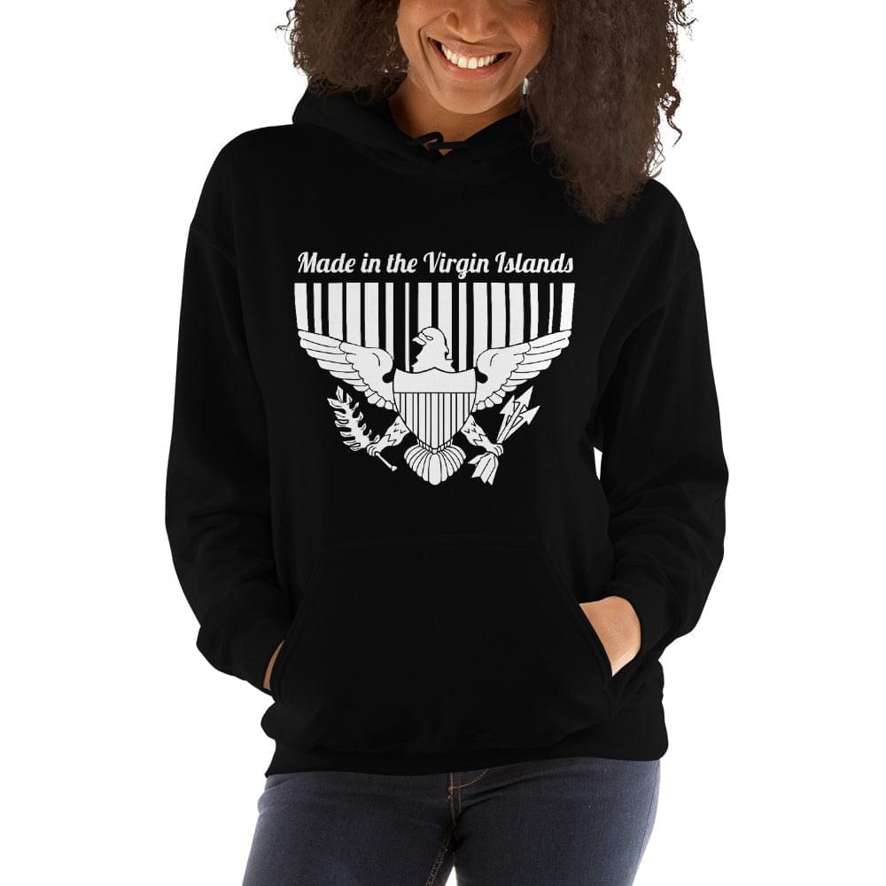 MADE IN THE VI Unisex Hoodie (WHITEPRINT)
