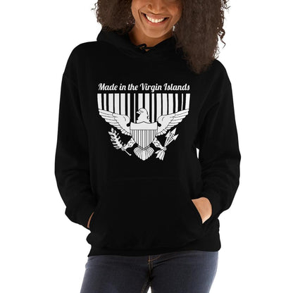 MADE IN THE VI Unisex Hoodie (WHITEPRINT)