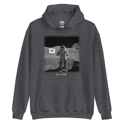 VI MAN ON MOON UNISEX HOODIE