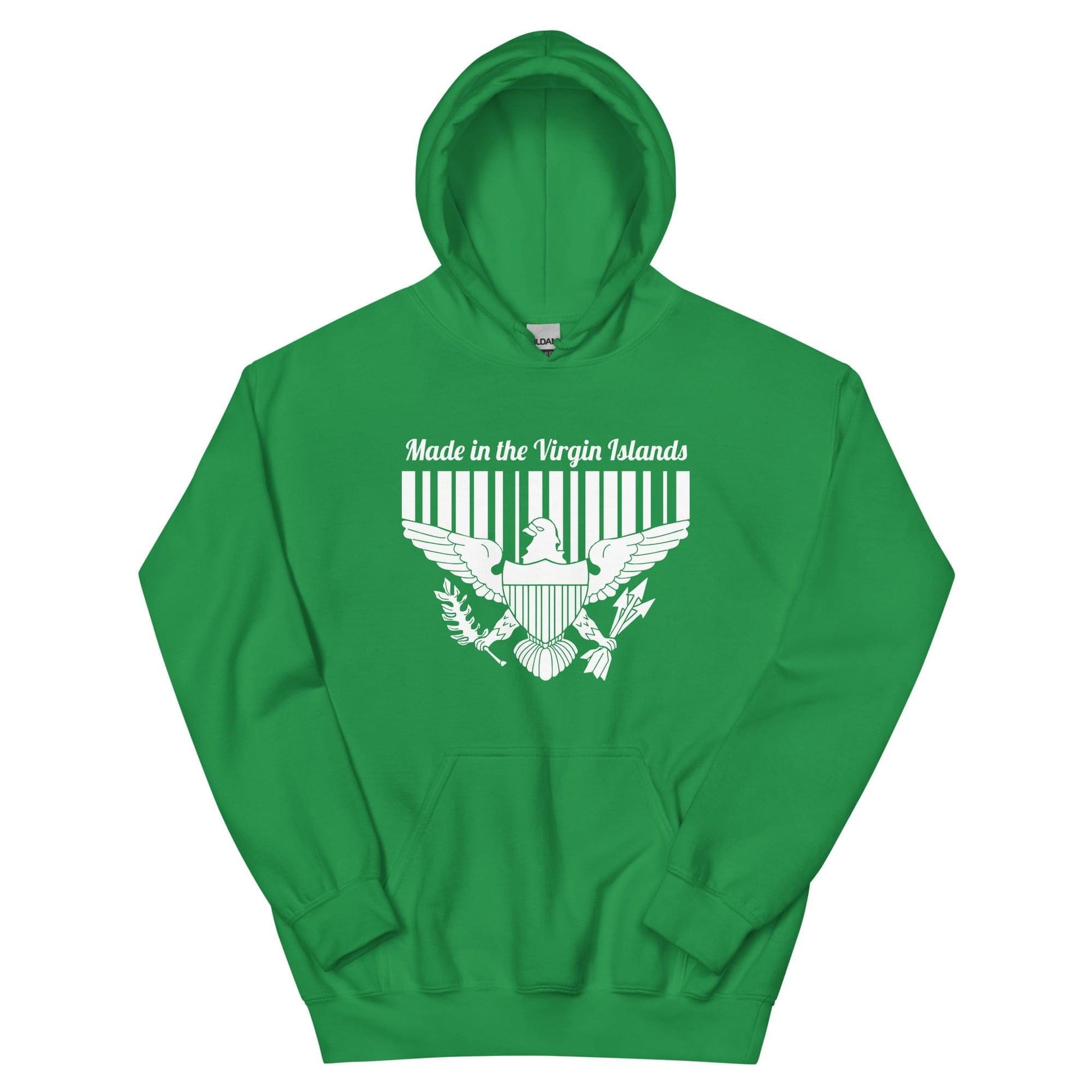 Unisex White Print Vi Hoodie | Phade Fashion Virgin Islands