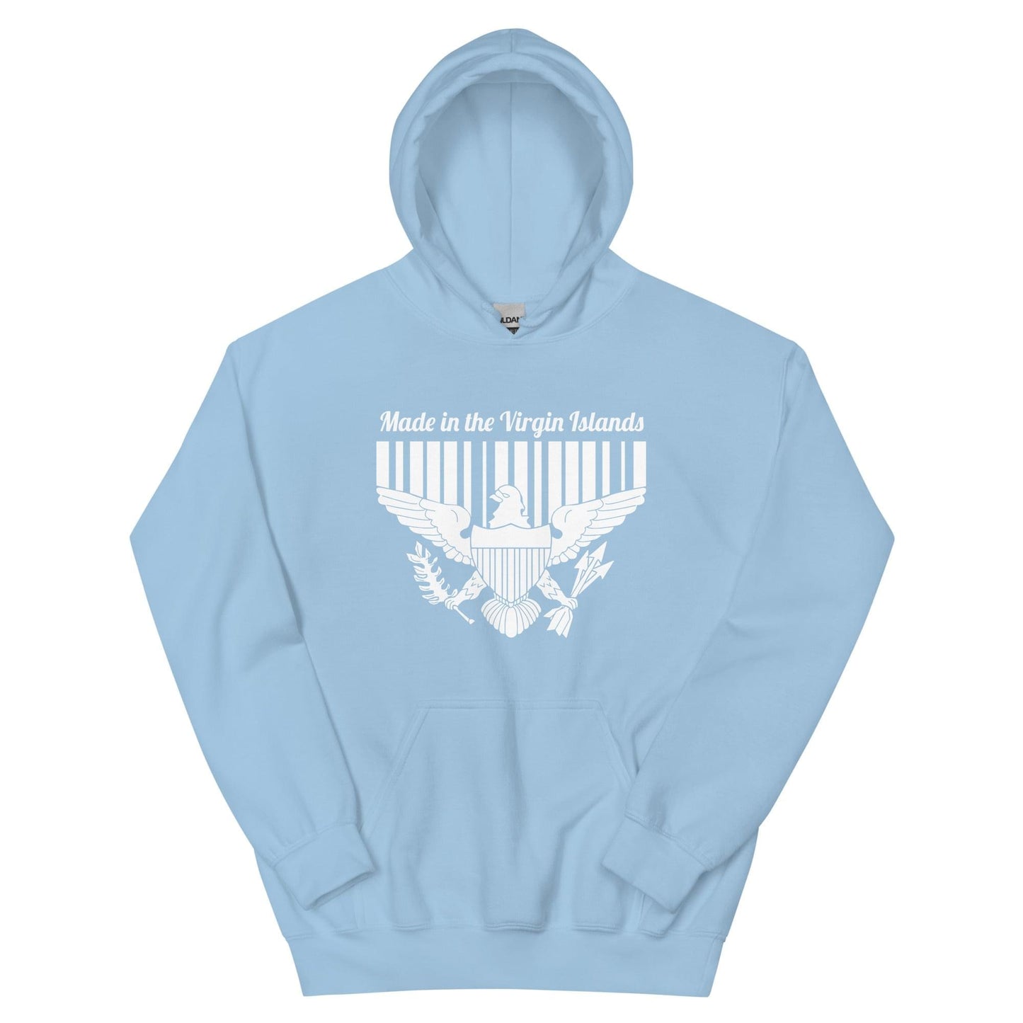 MADE IN THE VI Unisex Hoodie (WHITEPRINT)