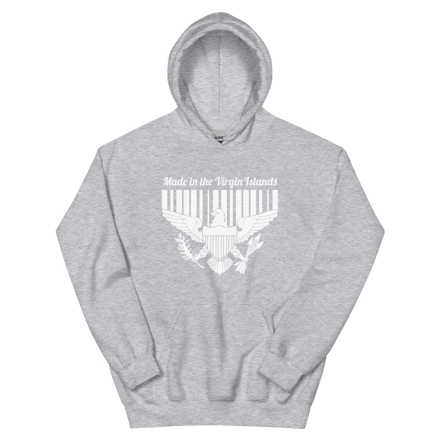 MADE IN THE VI Unisex Hoodie (WHITEPRINT)