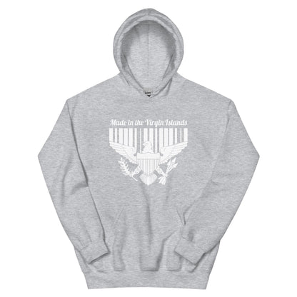 MADE IN THE VI Unisex Hoodie (WHITEPRINT)