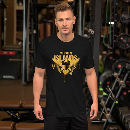 Gold Painted Vi Unisex Tee | Phade Fashion Virgin Islands