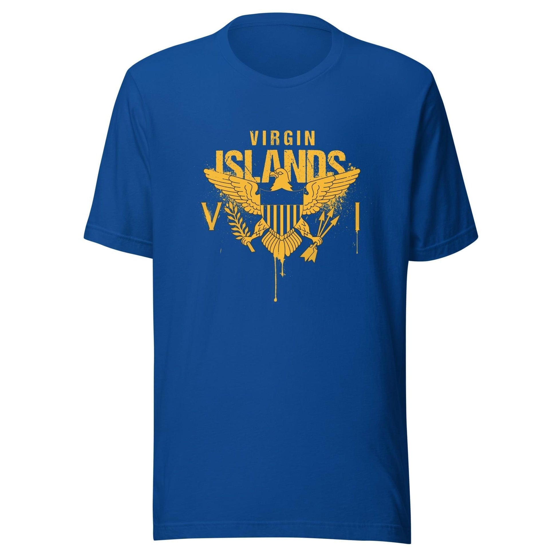 Gold Painted Vi Unisex Tee | Phade Fashion Virgin Islands