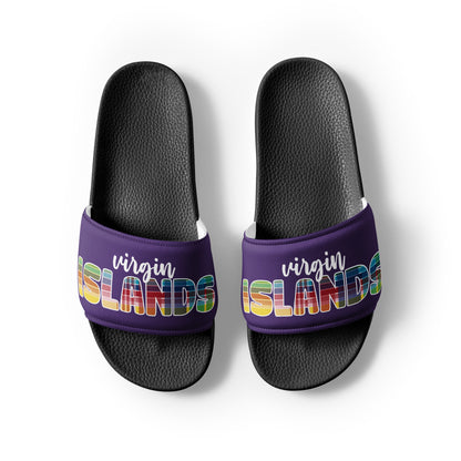 Grape Madras Women's Slides | Phade Fashion Virgin Islands