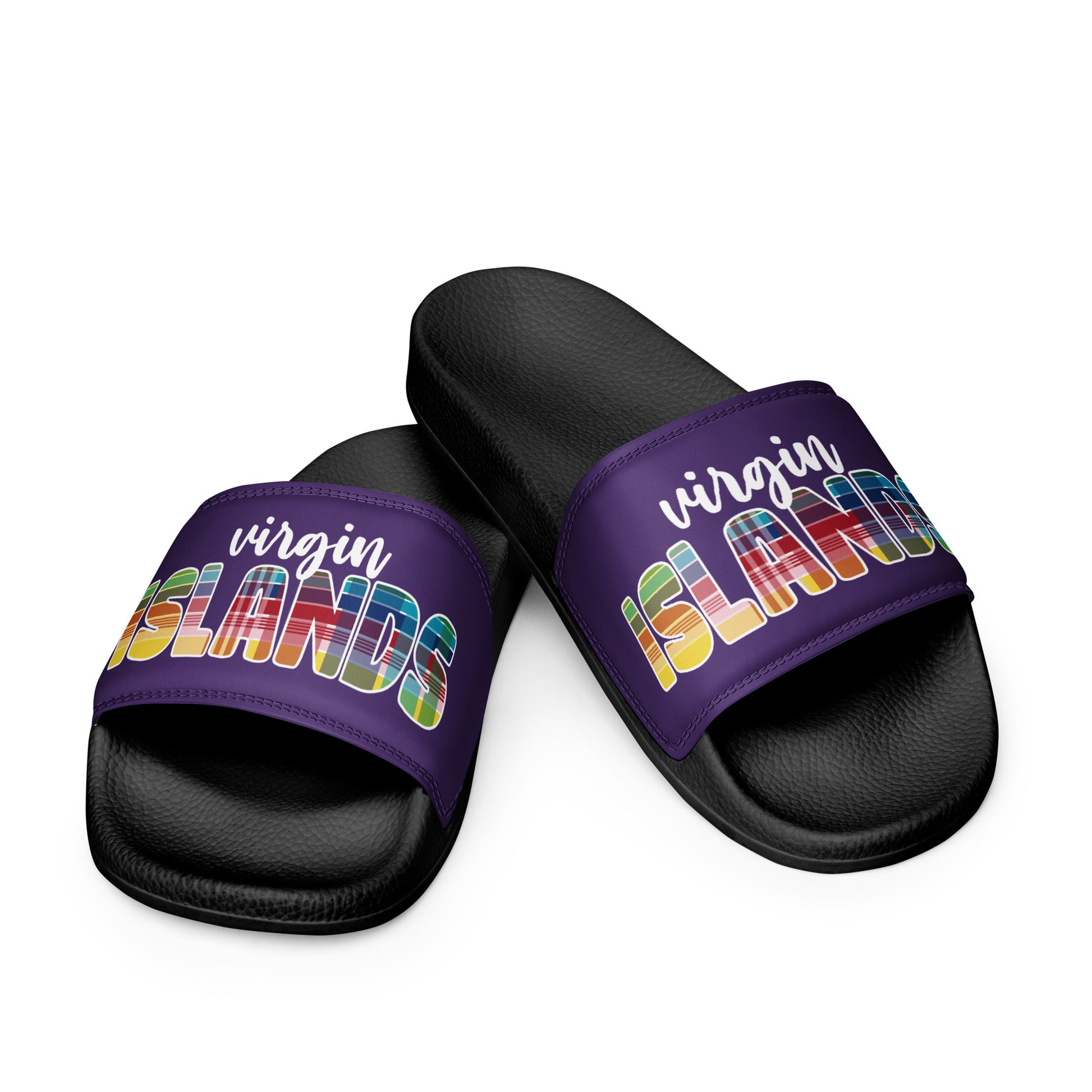 Grape Madras Women's Slides | Phade Fashion Virgin Islands