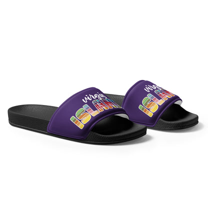 Grape Madras Women's Slides | Phade Fashion Virgin Islands