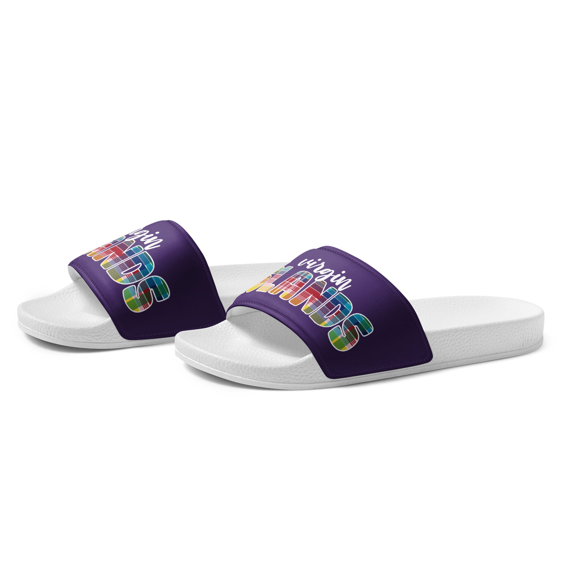 Grape Madras Women's Slides | Phade Fashion Virgin Islands