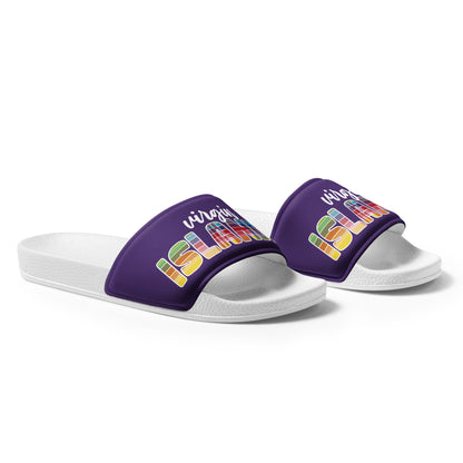 Grape Madras Women's Slides | Phade Fashion Virgin Islands