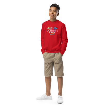 Youth hero crewneck sweatshirt