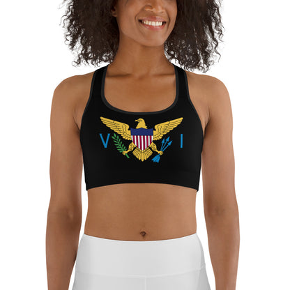 Vi Black Sports Bra | Phade Fashion Virgin Islands