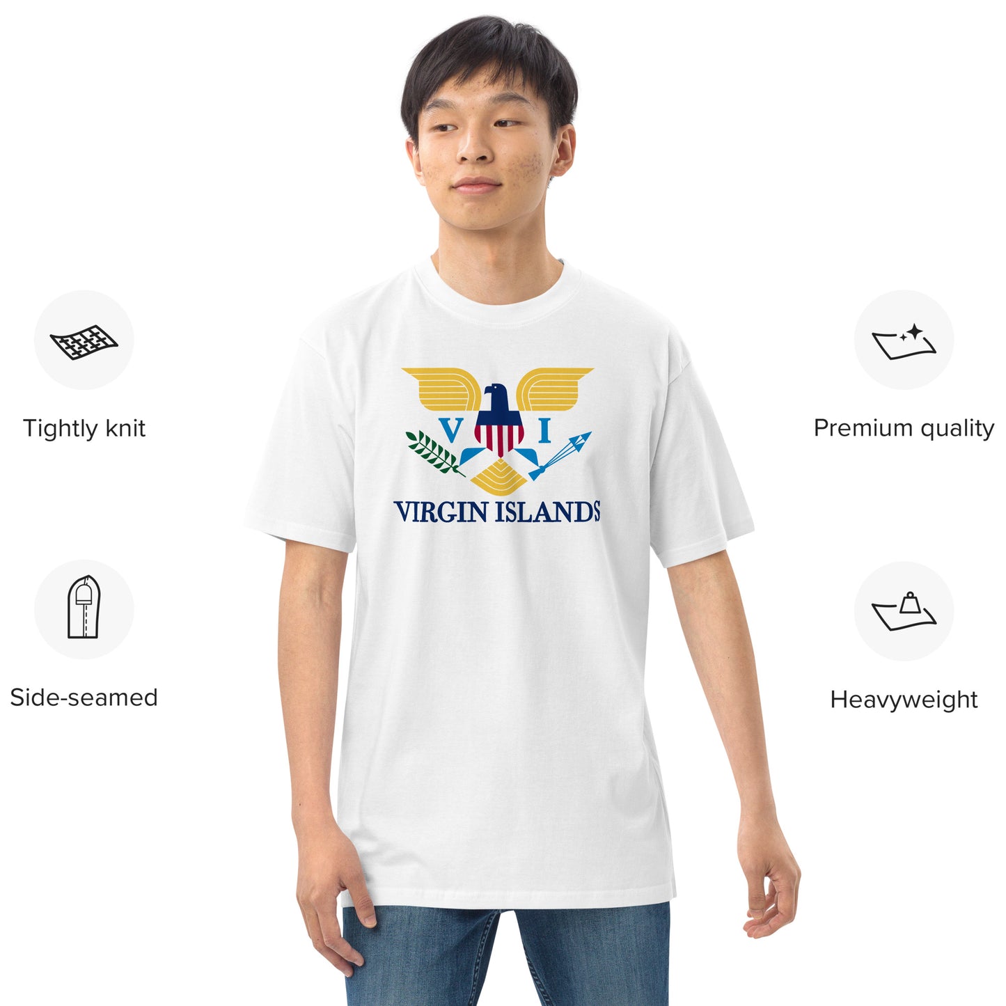 VI Men’s premium heavyweight tee