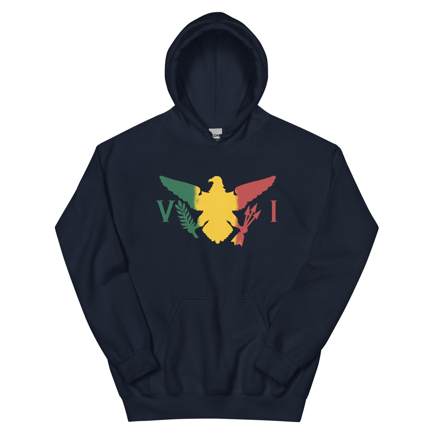 Vi Ice Gold Green Hoodie | Phade Fashion Virgin Islands
